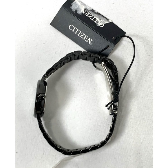 Citizen Quartz Watch Womens G011-S106877‎ Black Metal Bracelet Japan NEW BATTERY main image 11
